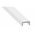 Profil hliníkový AL-PROFIL ATOM WHITE LACQUERED 2M (10-1351-20) přisazený barva bílá GXLP1121 Greenlux