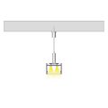 Profil hliníkový AL-PROFIL ALBA BLACK ANODIZED 2M (10-1402-20) přisazený,závěsný barva černá GXLP2105 Greenlux