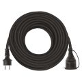 Neoprenový prodlužovací kabel spojka 25m 3x 2,5mm,černá *P01725R