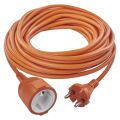 Dvoužilový pohyblivý přívod 20 m / 1 zásuvka / oranžový / PVC / 230 V / 1,5 mm2 *P01320R
