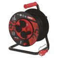 Gumový prodl. kabel na bubnu - 4 zásuvky 25m 2,5mm *P084253