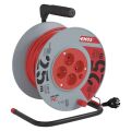 PVC prodlužovací kabel na bubnu - 4 zásuvky 25m  P19452