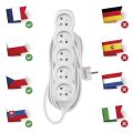 Prodlužovací kabel 5m 3x1,5mm 5 zásuvky 250V~/16A max P0515R