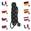 PRODLUŽKA 5Z 3M 1,5MM ČERNÁ *PC0513R emos