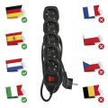 PRODL. 5Z 1,5M S VYP. 1,5MM ČERNÁ SCHU *PC1521R emos