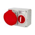 Zásuvka nástěnná blokovaná 25113 IP67/400V/32A/5P 6h - SpeedPRO Famatel