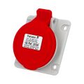 Zásuvka vestavná 23330 IP44/400V/16A/4P 6h, šikmá 10° - SpeedPRO Famatel