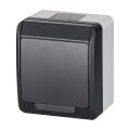 GALATEA *5324-07 IP44 Zásuvka 2P+PE SCHUKO (antracit)