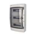 Skříň ACQUA 3942-T IP65, 42 mod., průhled. dveře, 563x326x150mm