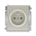 Time® 5519E-A02357 32 zásuvka jednonásobná, chráněná, s clonkami, bezšroubové svorky barva starostříbrná ABB