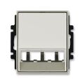 Time® 5014E-A00400 32 kryt pro šikmé osvětlení s LED nebo pro prvky Panduit Mini-Com barva starostříbrná ABB