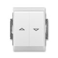 Element® 3558E-A88943 01 ovládač  žaluziový jednopólový, řaz. 1/0+1/0 s blok., IP 44 ABB