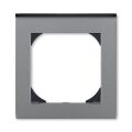 Levit®M 3901H-A05510 69 rámeček jednonásobný s otvorem 55x55 barva ocelová / kouřová černá ABB