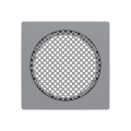 Zoni® 5016T-A00075 241 kryt pro reproduktor AudioWorld, s kulatou mřížkou barva šedá ABB