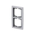 Solo® 2CKA001754A4327 rámeček dvojnásobný, pro vodorovnou i svislou montáž barva chromová lesklá ABB