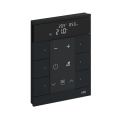 free@home 2CKA006220A0878 Tenton prvek ovládací 6násobný s termostatem, IAQ mechová černá ABB