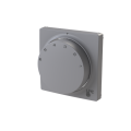 Zoni® 3292T-A00300 241 kryt termostatu prostorového s otočným ovládáním, s upevňovací maticí barva šedá ABB