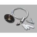 Lanko závěsné ROPES DUST PROFI LED 1pcs ocelové,nastavitelné,max. délka 1,5 m GXWP185 Greenlux