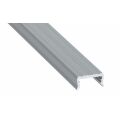 Profil hliníkový AL-PROFIL ATOM SILVER ANODIZED 2M (10-1354-20) přisazený barva stříbrná GXLP1127 Greenlux