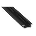 Profil hliníkový AL-PROFIL Z BLACK 1M (10-0102-10) zapuštěný barva černá GXLP1072 Greenlux