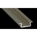 Profil hliníkový AL-PROFIL Z INOX 2M (10-0103-20) zapuštěný barva nerezová ocel GXLP1075 Greenlux