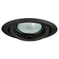 Svítidlo podhledové výklopné AXL 2115-MB rámeček nerezový, kulatý barva matná černá GXPP057 Greenlux