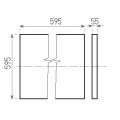 Svítidlo LED panel ILLY 3G 46W NW EMERGENCY 4900/7000lm s nouzovým modulem barva bílá GXPS442 Greenlux