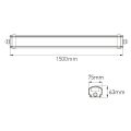 Svítidlo LED VOLITER 55/62/70W 3CCT ADJ max.10500/11900lm prachotěsné barva bílá GXWP386 Greenlux