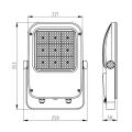 Svítidlo LED reflektor OMEGA PROFI SMD 80W AS/110x40 NW 13550/15000lm hliníkový barva šedá GXPR146 Greenlux