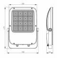 Svítidlo LED reflektor OMEGA PROFI SMD 180W 110x40 NW 30500/33750lm hliníkové,barva šedá GXPR148 Greenlux