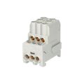 Blok pro rozdělení fází UVB 100 L, 1pól., 101A, 1000V, šedý, na DIN *1003164 eleman