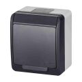 GALATEA *5324-07 IP44 Zásuvka 2P+PE SCHUKO (antracit)