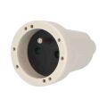Spojka 2107-B IP20/230V/16A - domovní, PVC, bílá Famatel