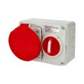 Zásuvka nástěnná blokovaná 25113 IP67/400V/32A/5P 6h - SpeedPRO Famatel