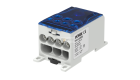 Distribuční blok OJL 400A, vstup 1xAl/Cu240mm?, výstup 4x35/3x50mm? modrý typ MAB1401B10 Morek
