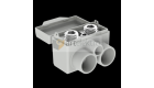 Distribuční svorka SLT 50-2-1 šedá Al 16-50/Cu 2.5-35 mm2 1000V (+1,5-6mm2) typ MAS2051A10 Morek