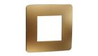 Unica Studio Metal - Krycí rámeček jednonásobný, Copper/Bílý *NU280257M