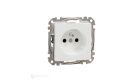 Sedna - Zásuvka 230V 16A clonky šroubová bílá *SDD111011 Schneider electric