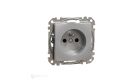Sedna - Zásuvka 230V 16A clonky šroubová alu *SDD113011 Schneider electric