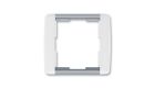 Element® 3901E-A00110 04 rámeček jednonásobný barva bílá / ledová šedá ABB