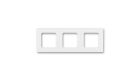 Levit® 3901H-A05030 03 rámeček  trojnásobný, pro vodorovnou i svislou montáž barva  bílá / bílá * ABB