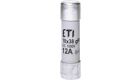 ETI CH10x38 gPV 12A/1000V  *002625077 Válcová pojistková vložka, velikost CH10, charakteristika gPV, rozměry 10x38mm, In = 12A, Ic