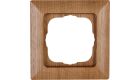ONTARIO DUB rámeček 1-násobný přírodní dřevo 3065.3053.7 pro svislou i vodorovnou montáž Kopp