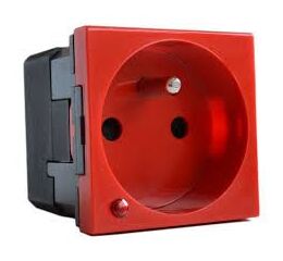 Zásuvka Mosaic MOSN ZÁS. 2P+T S PO OPT. ČERV. S77141