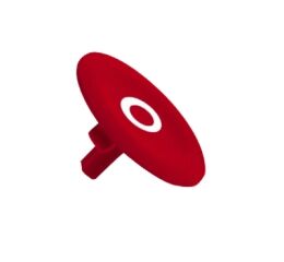 Hmatník ZBA432 rudá S O