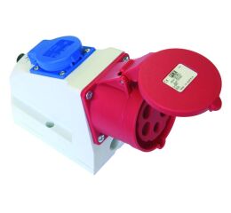 Zásuvka nást 9215-6f Combo 16A/5+ 230V  IP44