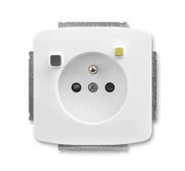 Tango Zásuvka bezpečnostní s proudovým chráničem FI-DOS *5526A-A02369 B bílá ABB