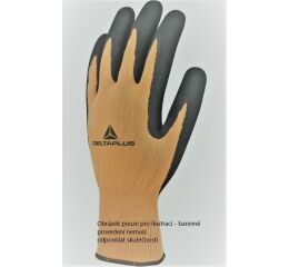 PLETENÉ RUKAVICE Z TERYLENU, POVLÉKANÉ LATEXEM, HUSTOTA ÚPLETU 13