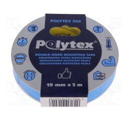 Páska oboustranná POLYTEX 560   19mmx5m