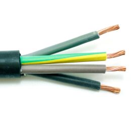 Kabel H07RN-F  4G6 pryžový, gumový pro střední namáhání harmonizovaný CGTG 4x6